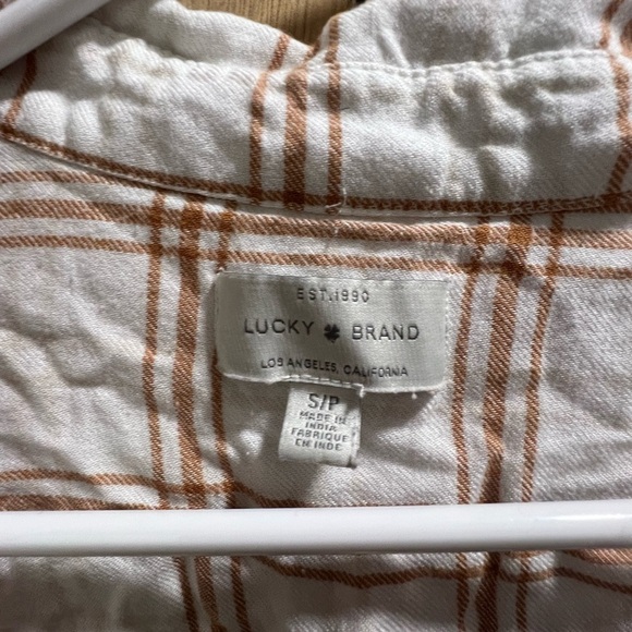 Lucky brand striped button down shirt Small - Picture 2 of 2
